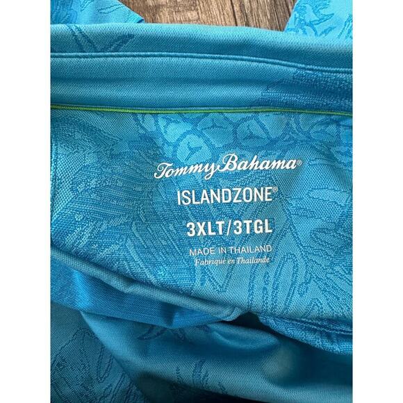 Tommy Bahama Men's Blue Islandzone Short Sleeves Button Down Shirt Size 3XLT - Picture 5 of 8